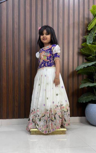 kids lehenga frendy silk Children clothing market in Hyderabad